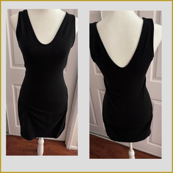 Wild Fable Sleeveless Knit Bodycon Dress | Black | Size M - Picture 2 of 4